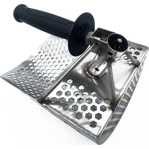Stainless Steel Beach Sand Scoop with Handle Metal Detecting Tool Stainless Steel Detector Fast Sifting Metal Detector