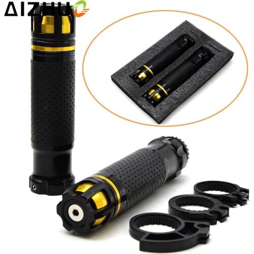 7/8'' 22MM Motorcycle Handle Grips Universal CNC Aluminum Hand Bar Grip For EXC 250EXC Honda CB 400 CB400 Hornet BMW F800GS