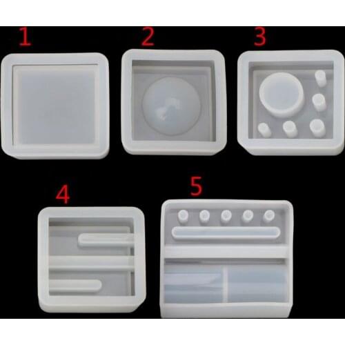 Silicone Mold Card Storage Pen Holder Ashtray Epoxy Resin Mold Jewelry Making