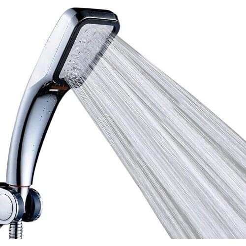 Reinforced pressurized shower nozzle water saving shower head
