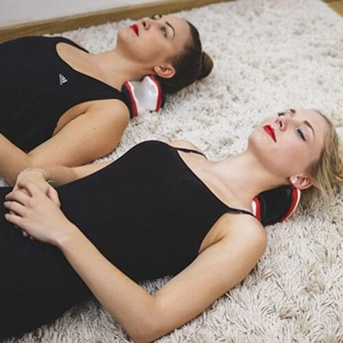 Y1UF Portable Neck Stretcher Cervical Traction Pillow Neck Pain Relief Corrector