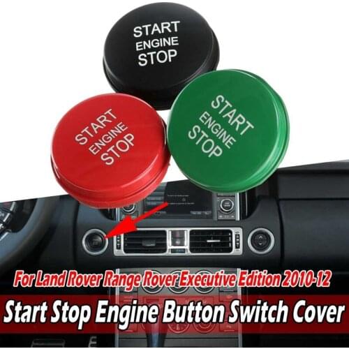 Start Stop Engine Switch Button Push Button Cover Trim for Land Rover Range Rover Executive Edition 2010-1012