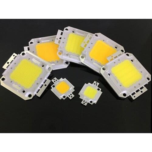 10PCS LED Hight Power Integrated light source 1W 3W 10W 20W 30W 50W 100W 24*48mli Beads Light Lamp White Warm Blub for Foodlight