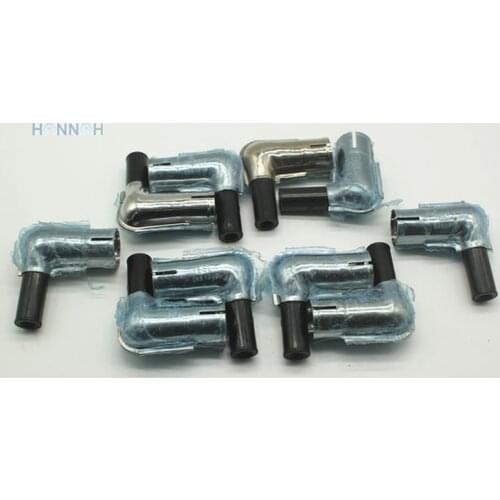 10pcs/lot SPARK PLUG CAP Spark Plug Cap 90 degree METAL Boots Motorcycle for Honda 70 90 110 125 140 150 160CC ATV