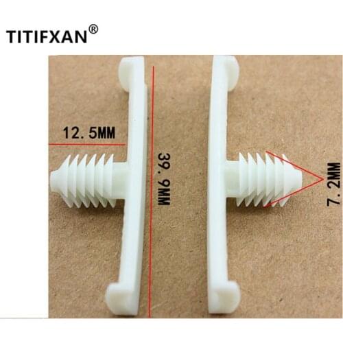 10PCS Car wiper sprinkler pipe trunk cover line plastic fasteners clips for BMW 740 rivet