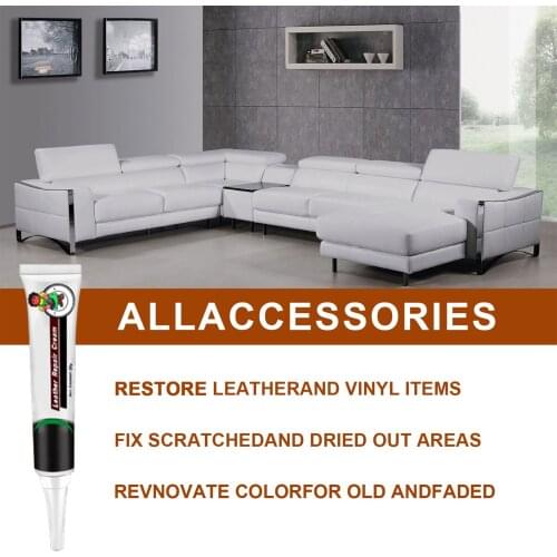 20ml Advanced Leather Repair Gel Car Interior Home Leather Repair Cream Leather Complementary Color Repair Cream Agent Tslm1