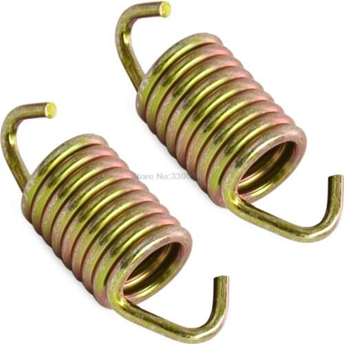 4 6pcs Motorcycle Exhaust Pipe Spring Stainless Steel Spring For Polaris ATV 2000-2014