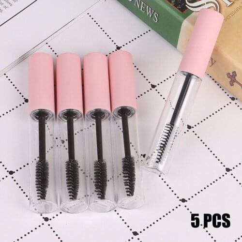 5pcs 10ml Empty Mascara Container Bottle Tube Empty Cosmetic Oil Mini Clear Cosmetic Container Accessories