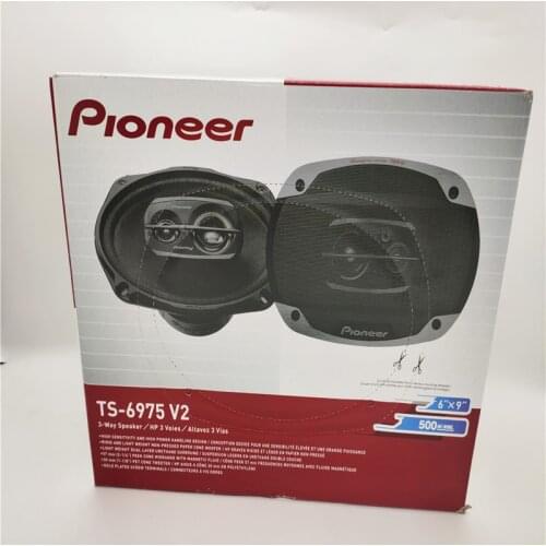 Free Shipping 1 Set Pioneer TS-6975 V2 500 Watt MAX 80W NOM 6" x 9" 3-Way Coaxial 3-WAY 3VOIES Car Audio Speaker IN STOCK