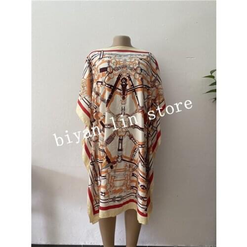 Dress Length:100cm Bust:140cm African Dashiki New Fashion Design short dress oversized Plus Famous Brand Loose For Lady/women