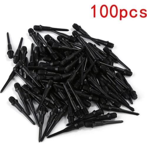 Hot Top Quality High Precision Wear-resistant Durable Soft Plastic Black Tips Points Replacement Set For Electronic Dart