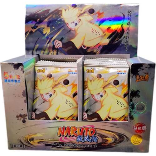 Original Naruto Collection Cards 150-210 Pcs card per box TCG Game Cards Table Toys For Family Children Christmas Gift