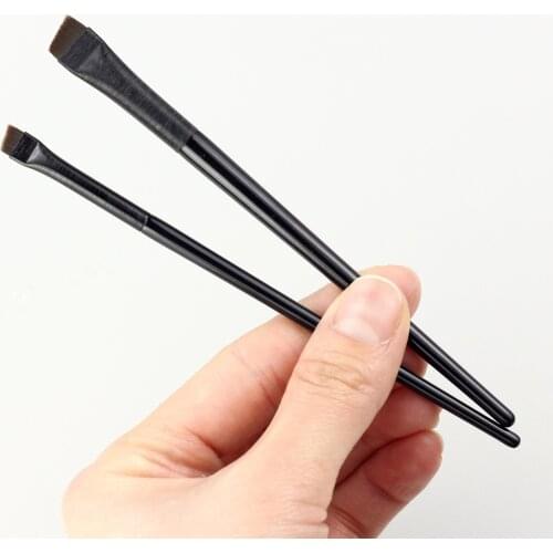 Lucky-Beauty Brow Contour Brush Eyebrow Eyeliner Brush Professional Small Angled Eyebrow Brush Makeup Brush Tools