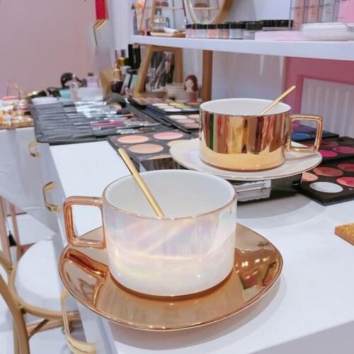 European Style Bone China Coffee mug High Grade Bone China Afternoon Tea Cups Ceramic Mug for Coffee Free Shipping