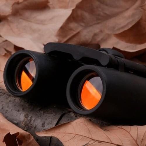 Small Folding Binoculars Mini Binoculars 30X60 Wide Angle Portable Low Light Level Night Pocket Binoculars