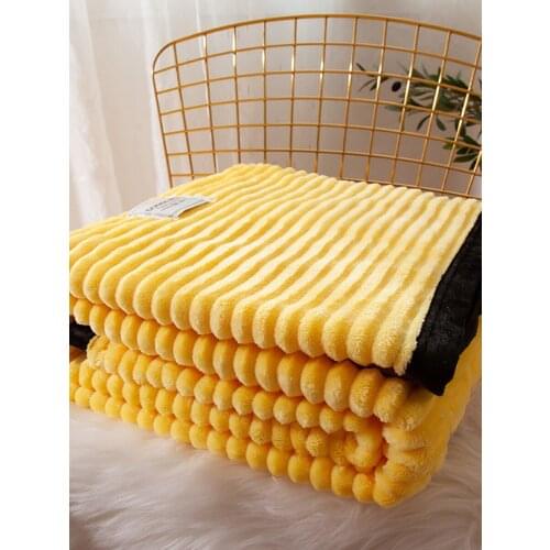 Small blanket quilt thickened office air conditioning nap lunch break small blanket coral fleece sheets flannel blanket