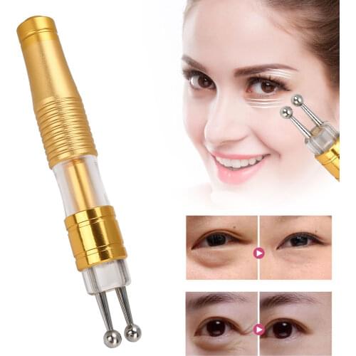 Microcurrent Eye Massager EMS Wrinkle Dark Circle Removal Lifting Tightening Electric Eye Face Care Massager Beauty Tool US Plug