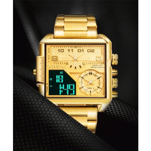 2020 New Fashion Men Watch Top Brand Analogue Clock Stainless Steel Waterproof Luminous Sports Watch Men Business watches