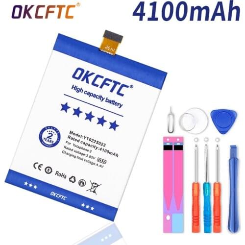 OKCFTC YT0225023 4100mAh Battery for Yotaphone 2 YD201 YD206 Batteries