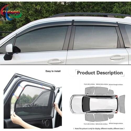 For Subaru Forester 2013 Car Full Side Windows Magnetic Sun Shade UV Protection Ray Blocking Mesh Visor Car Accessories