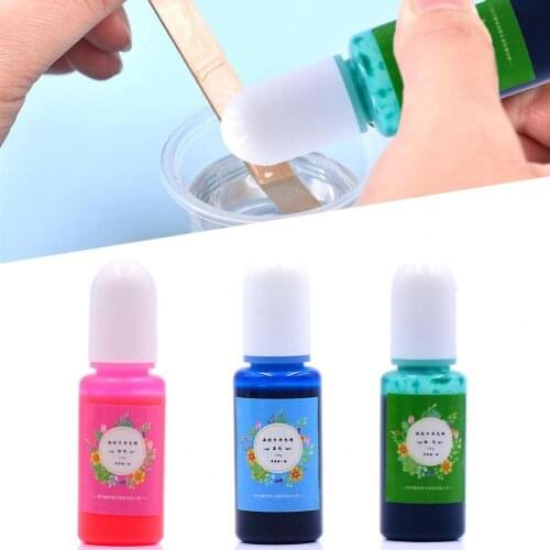 10ml Practical Epoxy Resin Pigment Highly Concentrated Resin Colorant Safe for Use Liquid Epoxy Resin Pigment Liquid Dye for DIY