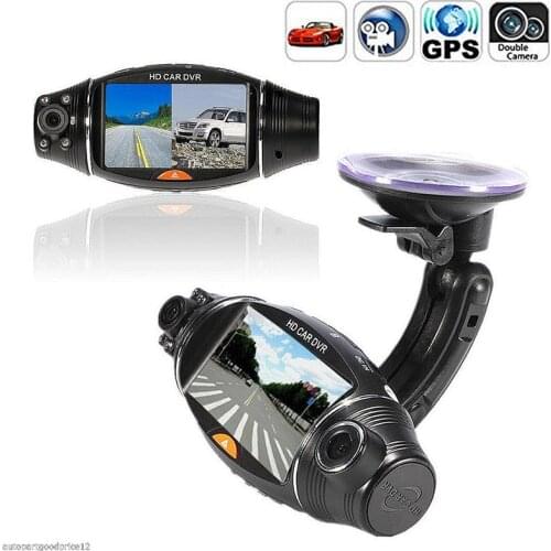 R310 FHD Dual Lens 2.7" LCD Display HD 720P Portable Car Camera DVR Video Recorder With G-Sensor Car DVR