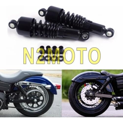 Retro 10.5" Heavy Duty Rear Shock Absorber 267mm Suspension for Harley Sportster Dyna Touring 1980-2017