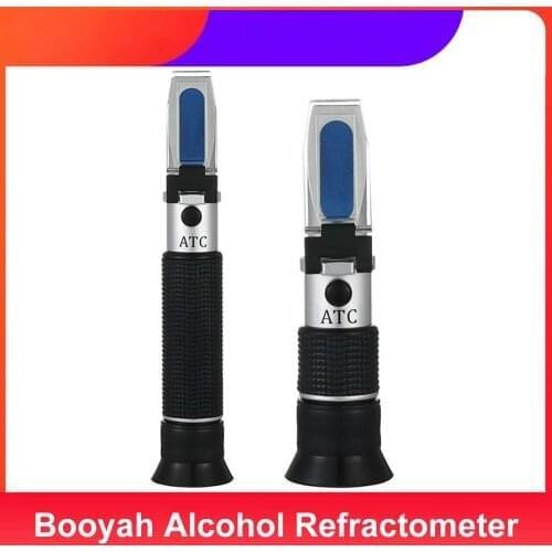 Handheld Alcohol Hydrometer Refractometer Wine Concentration Densitometer Meter Sugar Spirits Tester Beer ATC Dropshipping