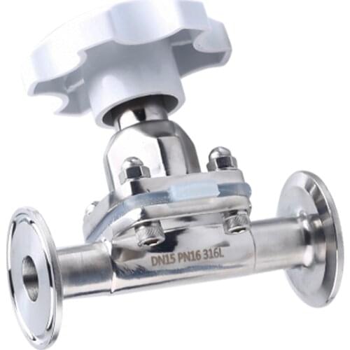 Sanitary Diaphragm Valve SS316L Stainless Steel Clamp of Brew Ｂeer Dairy Product