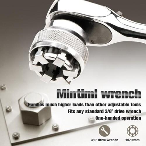 Adjustable Magic Universal Wrench/universal Wrench Sleeve / 10 Mm To 19 Mm Adjustable Wrench Socket/ Wrenches Sockets