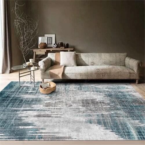 Shaggy Living Room Carpet Abstract Sofa Coffee Table Floor Rug For Bedroom Decor Soft Study Rugs Room Nordic Thick Mat Fluffy