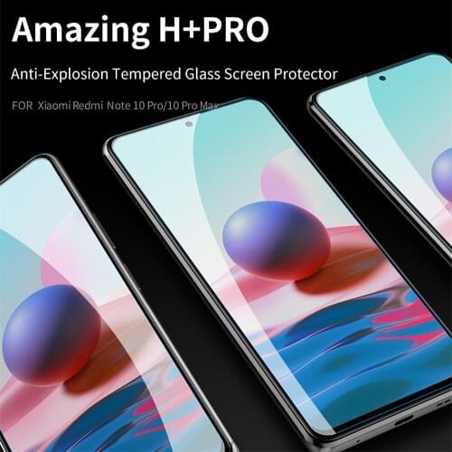 For Xiaomi Redmi Note 10 Pro Max 4G 5G NILLKIN Amazing H+Pro Tempered Glass Screen Protector Clear