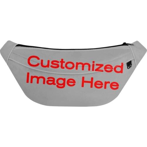 New Womens Belt Bag Customized Own Designs Waist Bag Greyhound Dogs Print DIY Logo Fanny Pack Bum Bag for Travel Dropshipping