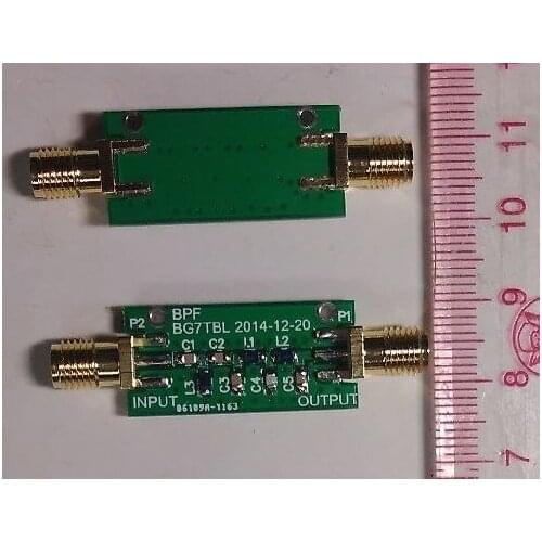 2pcs/lot 10M 10MHz BPF bandpass filter