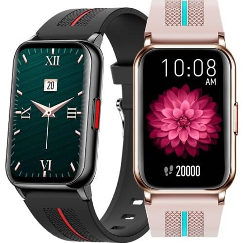 2021 Men Smart Bracelet 1.57" Color Curved Screen Heart Rate Heather Fitness Tracker BT 5.0 Waterproof Women Sport Smartband