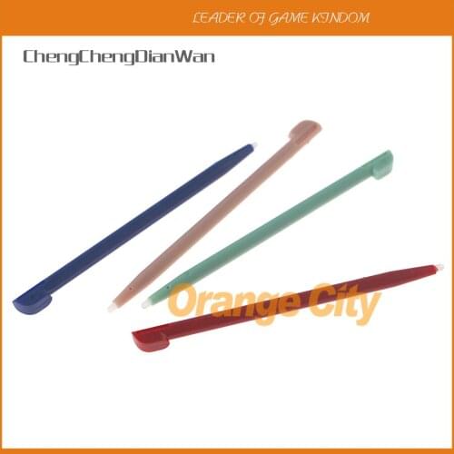 30pcs/lot Multi color plastic color stylus touch pen For 2DS slot in plastic stylus touch pen