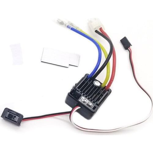 60A Brushed Waterproof ESC Electric Speed Control for 1/10 Tamiya Traxxas Redcat HPI RC Car Motor Ship Model Spare Parts
