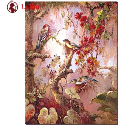 Bird Flower diamond painting new 5d diamond embroidery cross stitch full square round 3D DIY Vintage famous paintings home decor