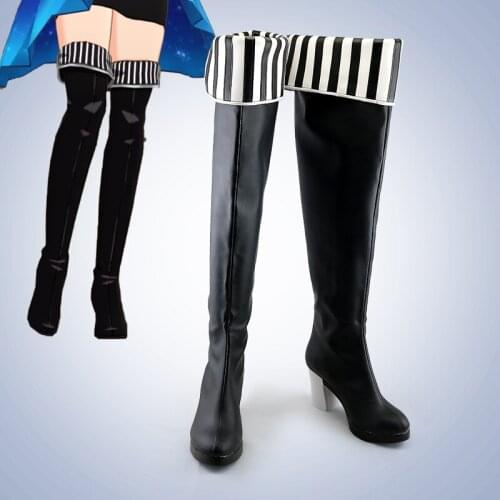 Anime MILLION LIVE Mogami Shizuka Cosplay boots Anime Shoes