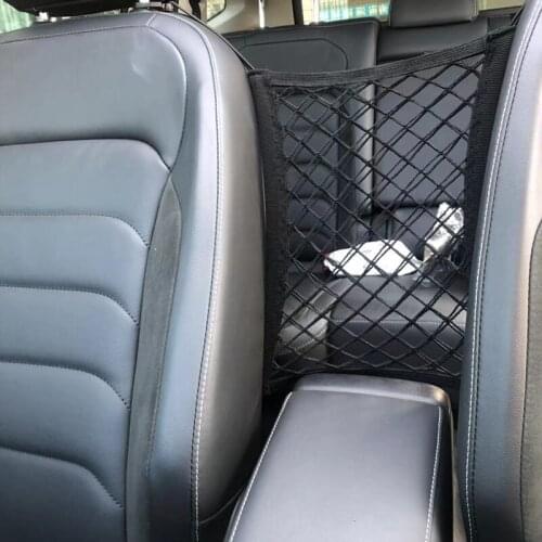 Car Back Seat Storage Bag Nylon Net For Fiat-Chrysler Punto Evo Abarth 500 500L Cult Bravo Croma Stilo Panda Auto Accessories