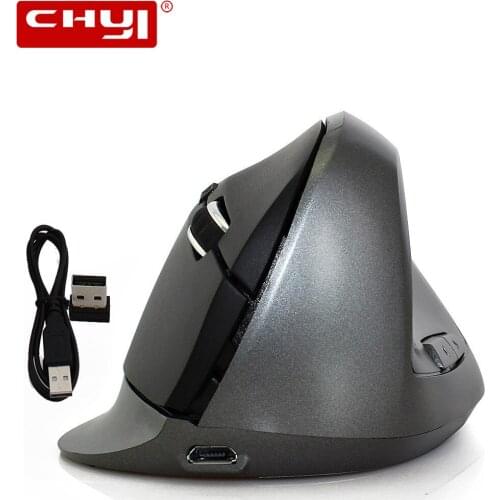 2.4GHz Wireless Mouse Rechargeable 1600DPI Adjustable USB 3.0 Receiver Ergonomic Optical For Laptop PC