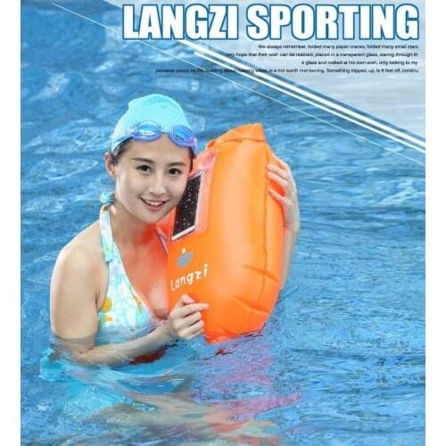 Safety Inflatable bags Dual Airbags Water Swim Buoys Drifting Storage Bags Inflatable Swimming Swimming Rings