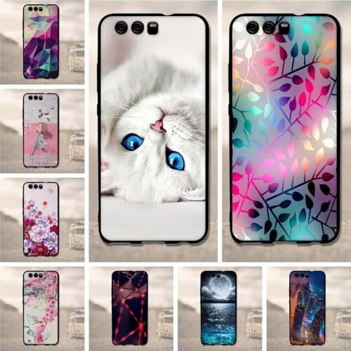 For Huawei P10 Case Cover 3D Soft TPU for huawei P10 Case VTR-L09 VTR-L29 VTR-AL00 Soft Silicone Bakc Cover for Huawei P10 P 10