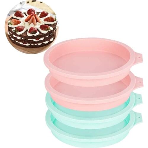 Teyaao Food Grade Silicone Layered Cake Round Cake Mould Baking mold