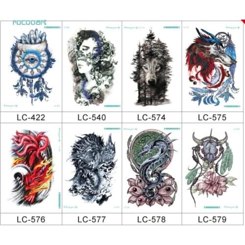 HAO-TATTOO H.W.S Temporary Tatoos