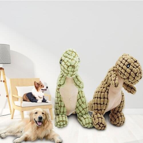 Dog Bite Toys Plush Dinosaurs Puppy Chew Molar