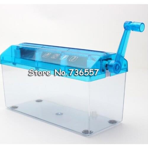 A4 9" Shredder Paper Office Shredder Mini Paper Shredder Manual Hand Paper Shredders Document File Straight Cutting Machine