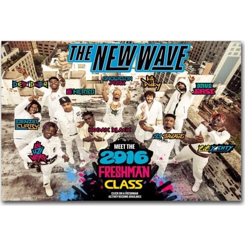 Lil Yachty Lil Dicky Lil Uzi Vert Kodak Black-Silk Art Poster Wall Sticker Decoration Gift