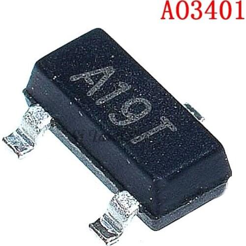 100PCS AO3401 SOT23 A19T SOT-23 SOT23-3 SOT SMD new and original IC Chipset