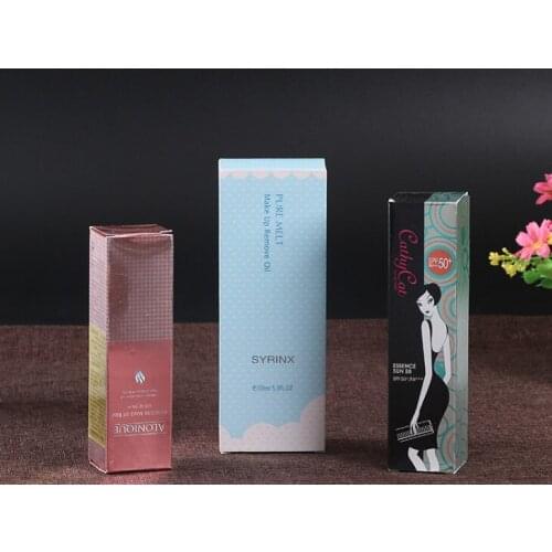 Fancy Custom Printed Paper Cosmetic Packaging Lipstick Boxes,UV Resistant gift box for skincare makeup ---PX11289